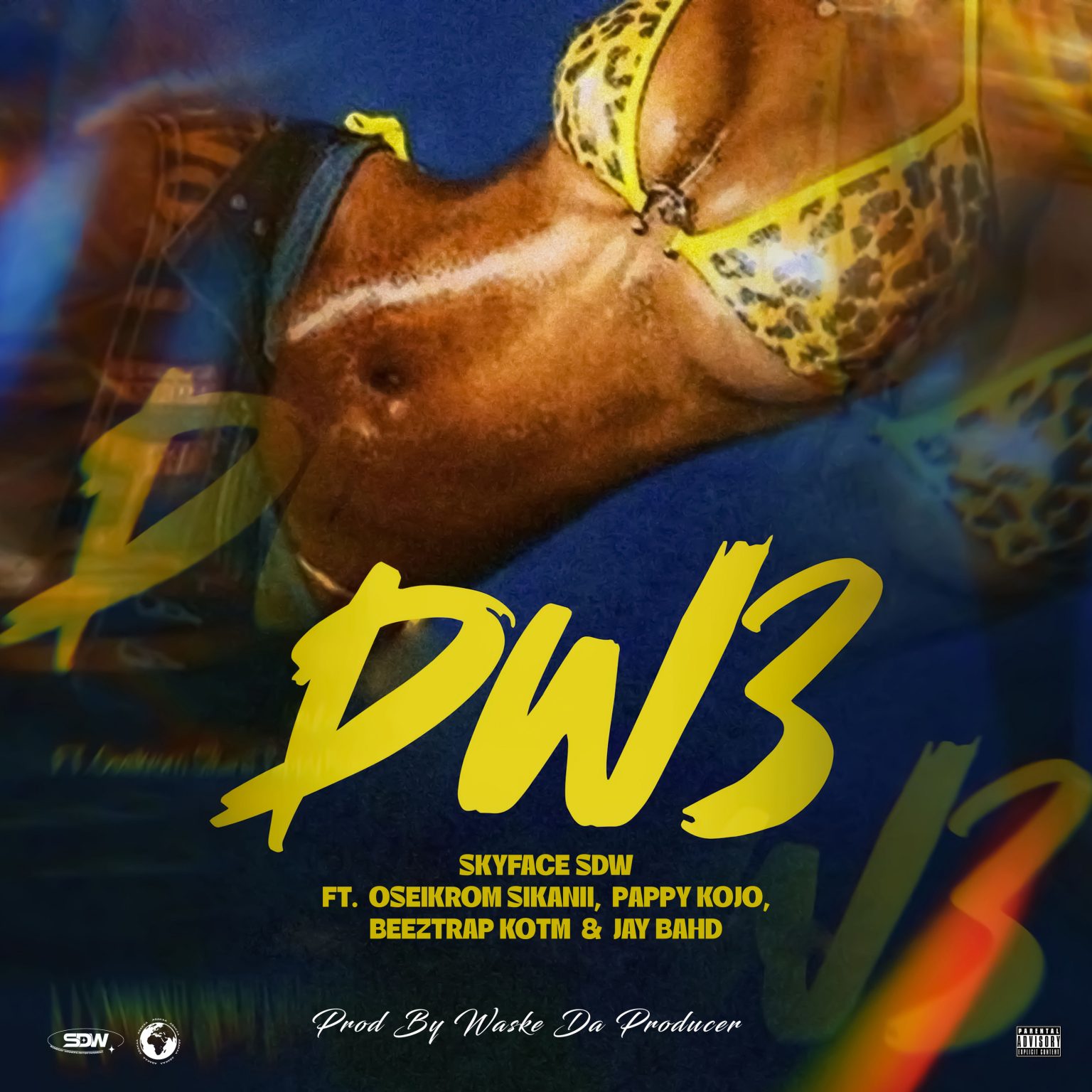 ARTWORK: Skyface SDW - DW3 Ft. Oseikrom Sikanii, Beeztrap KOTM, Pappy Kojo & Jay Bahd