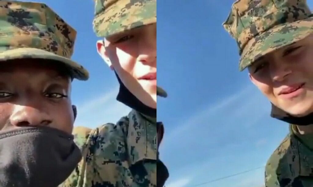Video : Ghanaian Soldier Abroad “Mocks” His Colleague Whiles Teaching Him How To Speak Twi