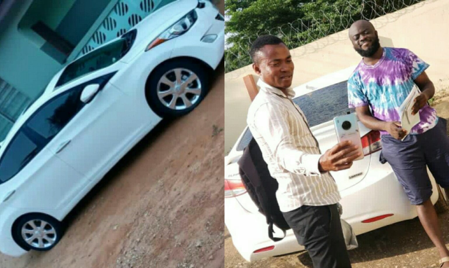 Photos : Kwadwo Sheldon Gets Himself A Hyundai Elantra