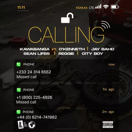 Kawabanga – Calling ft. O’Kenneth, Jay, Bahd, Sean Lifer, Reggie & City Boy