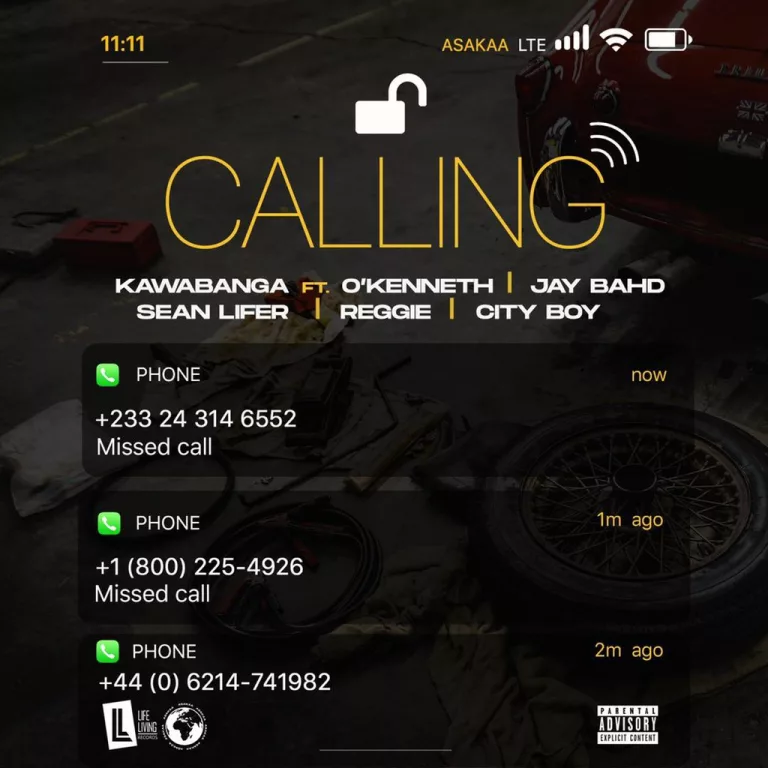 Kawabanga – Calling ft. O’Kenneth, Jay, Bahd, Sean Lifer, Reggie & City Boy Kawabanga - Calling ft. O’Kenneth, Jay, Bahd, Sean Lifer, Reggie & City Boy