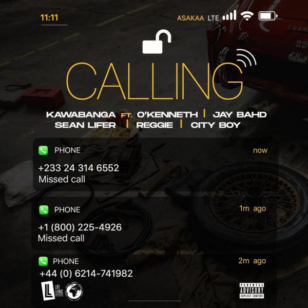 Kawabanga Calling ft OKenneth Jay Bahd Sean Lifer Reggie City Boy mp3 image