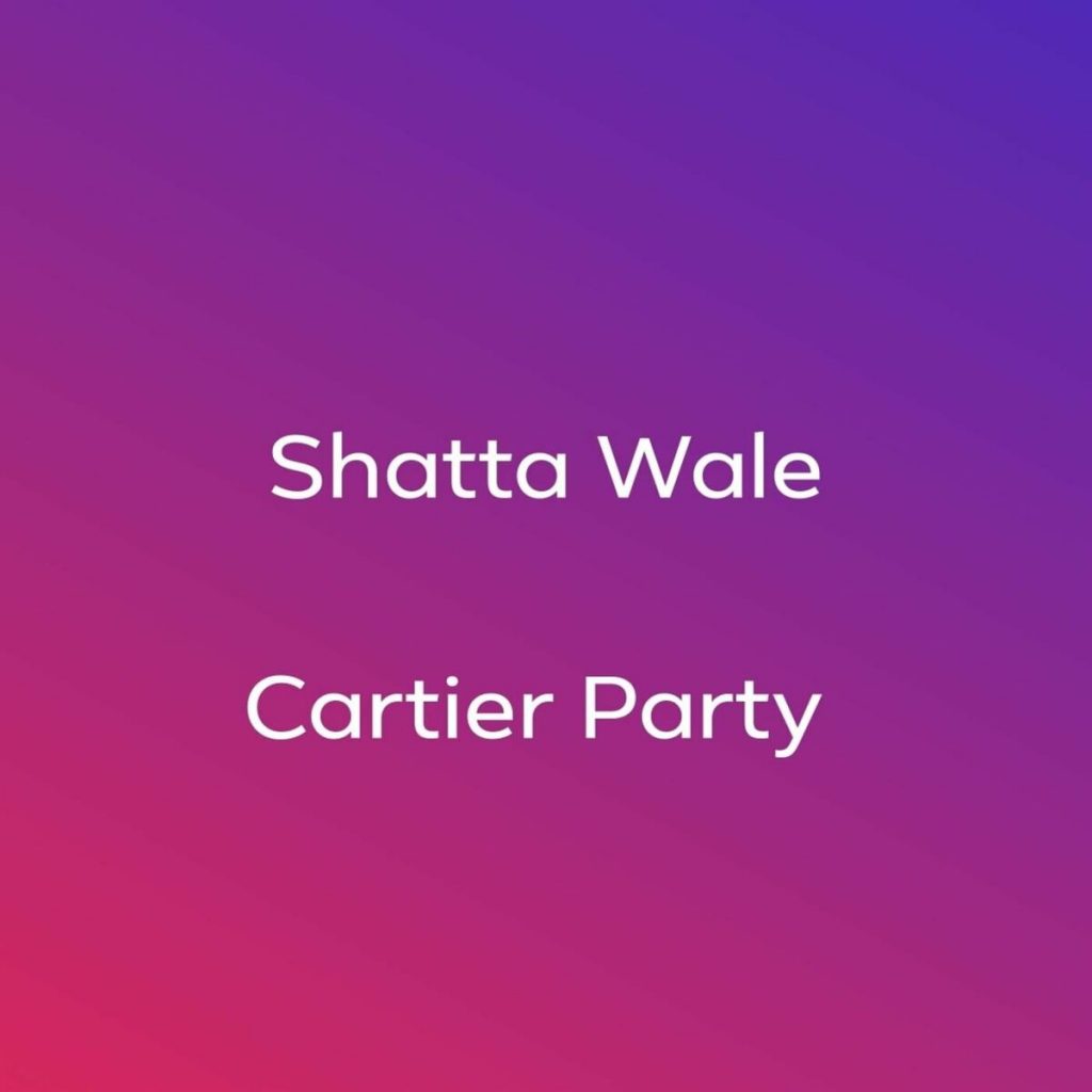 Shatta Wale - Cartier Party