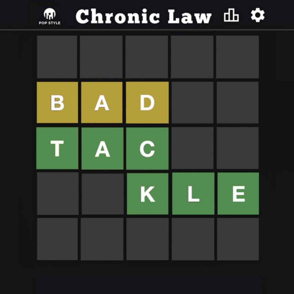 Chronic Law – Bad Tackle
