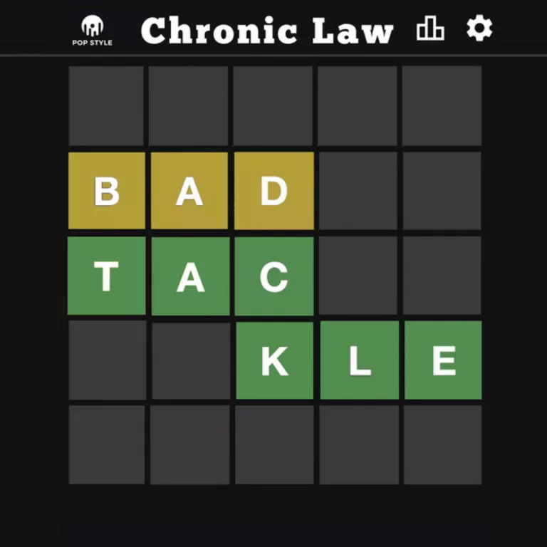 Chronic Law – Bad Tackle Chronic Law – Bad Tackle