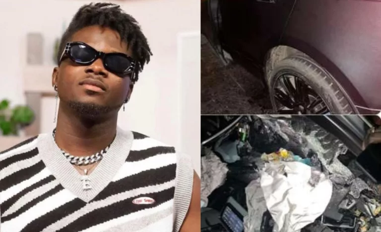 Kuami Eugene involves in car crash, Sustain injuries