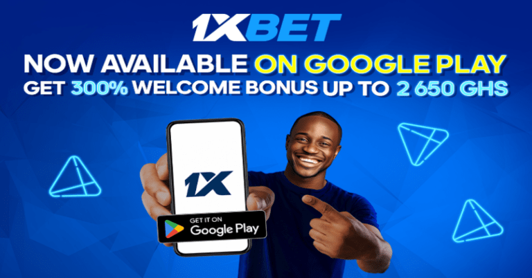 The 1xBet mobile app is now available for Android smartphone owners in Ghana