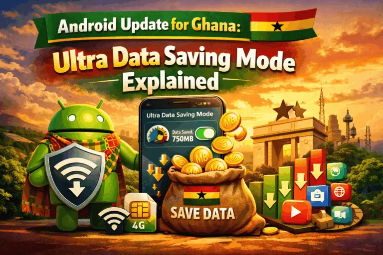 Android Update for Ghana: Ultra Data Saving Mode Explained Android Update for Ghana: Ultra Data Saving Mode Explained